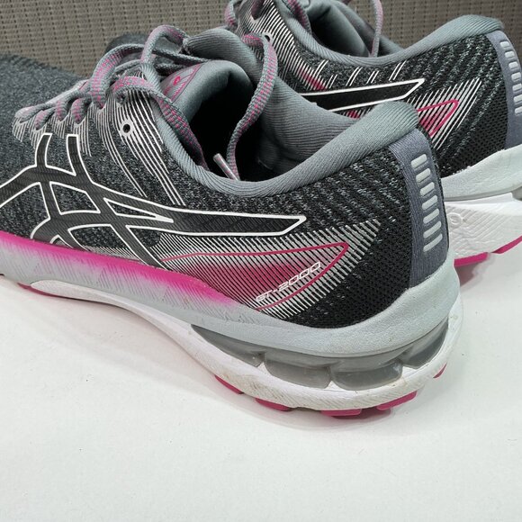 Asics Women's Gel-Nimbus 23 Running Shoes Gray & Pink Size 11Lightweight - Picture 4 of 9